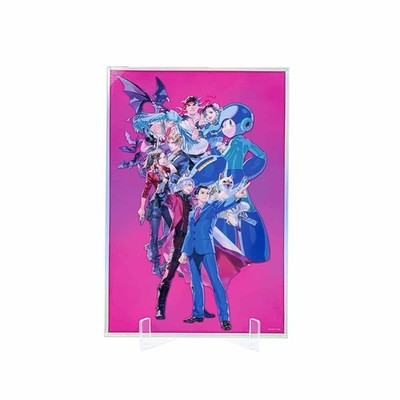 CAPCOM STORE Acrylic Shikishi Board ALL CAPCOM Artworks by Chisato Mineta