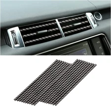 20PCS Car Air Conditioner Decoration Strip, Auto Air Vent Outlet Chrome DIY Trim