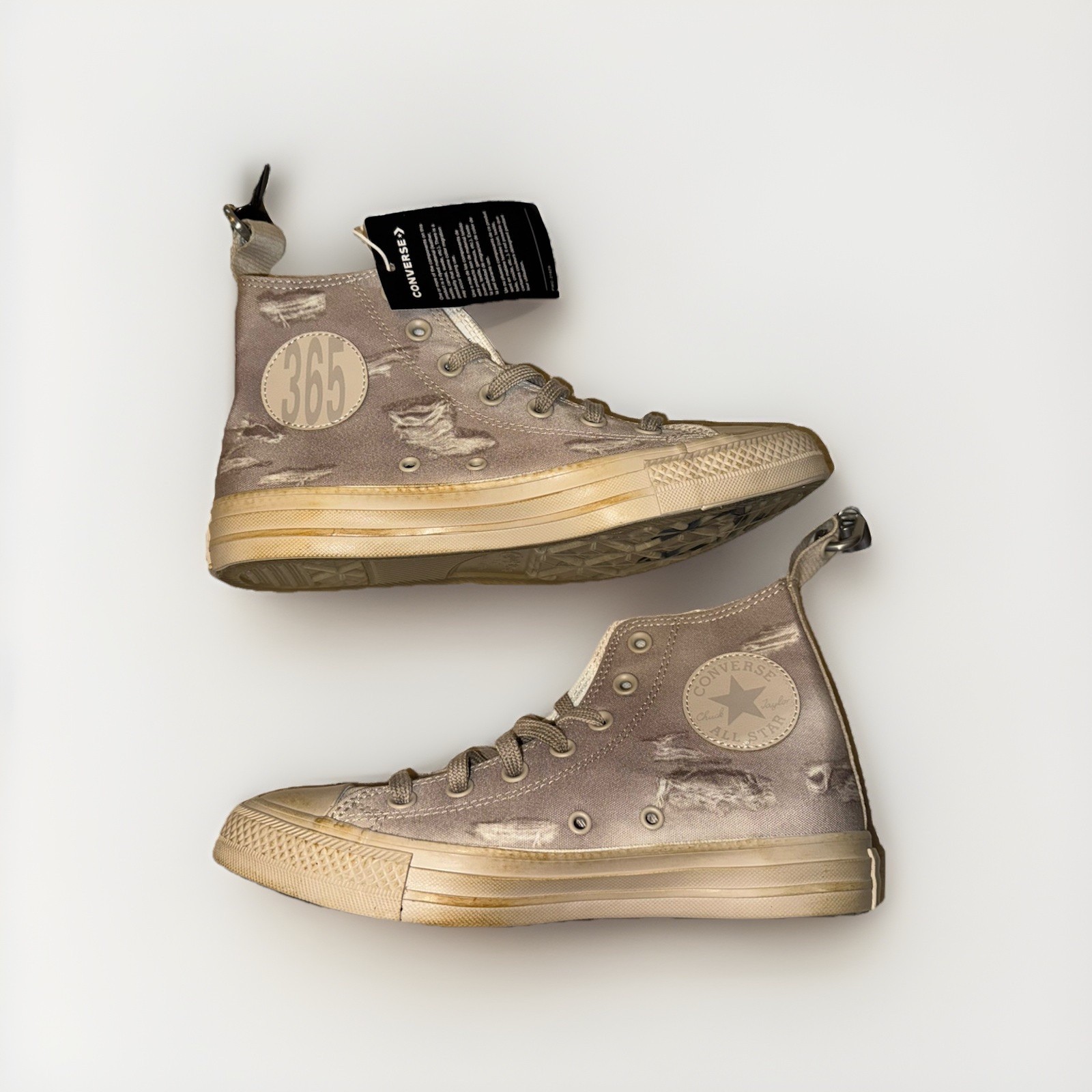 Limited Edition Custom Charli XCX Distressed Converse