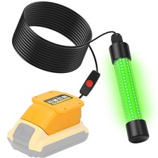 13W LED Underwater Green Fishing Light 1300 Lumens IP68 Waterproof Submersible