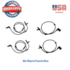 4x ABS Wheel Speed Sensor Front - Rear L & R Fits: Mercedes 2007-2010 W216 W221