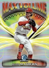 2025 Bowman Chrome #MV-10 Quinn Mathews Max Volume