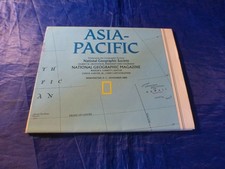 National Geographic Map of Asia-Pacific November 1989