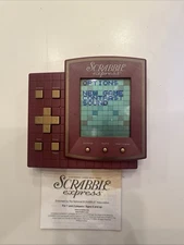 Hasbro Scrabble Express Handheld Electronic Game 1999 TG89201 W/ Manual TESTED