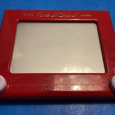 Magic Etch a Sketch Red Screen, Model No. 33700