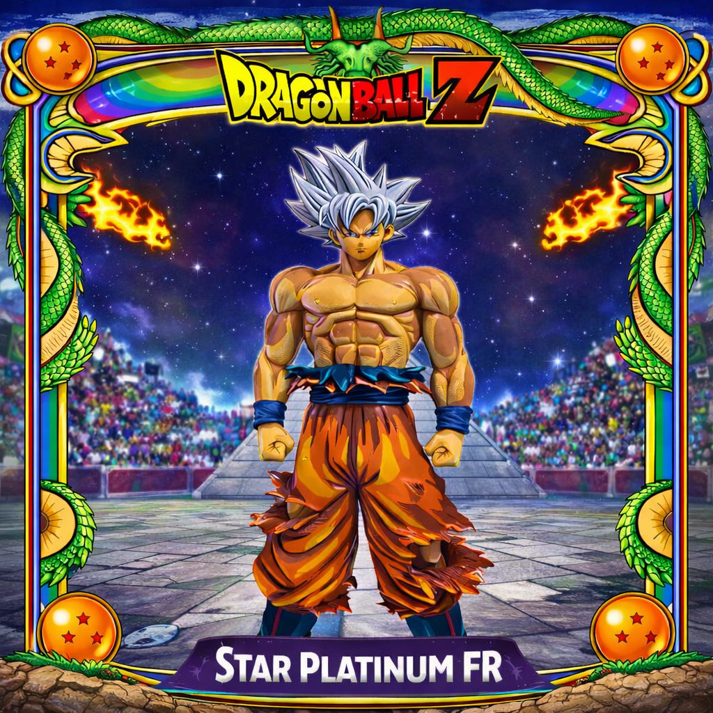 Figurine Dragon Ball Super DBZ Son Goku Ultra Instinct 30cm Effet Manga