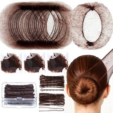 Hair Net Set, Includes 20 Pcs Individually Packaged Hair Nets 20 inches 4...