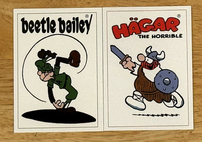 1995 Beetle Bailey & Hagar The Horrible Authentix King Features Promo Cards #1