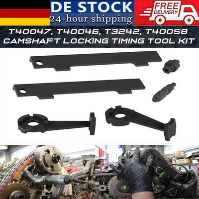 For VW Audi 4.2L V8 Engines Camshaft Locking Timing Tool Kit T40047 Black (6pcs)