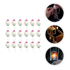 10 Pcs Rayon Gaslight Wick Mantle Lantern Wick Cover Mesh for Tent Camping