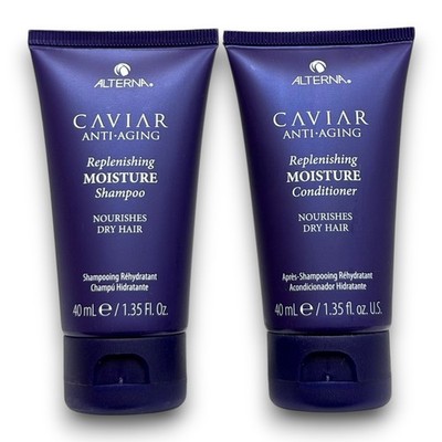 Alterna Replenishing Moisture Shampoo & Conditioner 1.35 oz/40ml DUO NEW SEALED