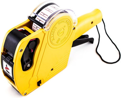 8 Digits Price tag Gun with 5000 Sticker Labels and 4 Ink Refill Marker New