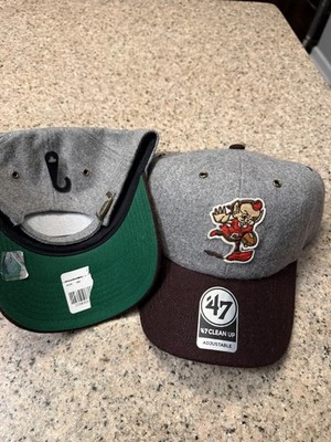 Cleveland Browns '47 Brand Clean Up Wool Retro Brownie Elf Adjustable Hat RARE