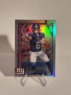 Topps Chrome 2025 Jaxson Dart Rookie Refractor New York Giants NFL Card #306