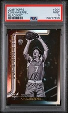 KON KNUEPPEL BLACKOUT ROOKIE CARD #204 2025 TOPPS BLACK FRIDAY EXCLUSIVE PSA 9