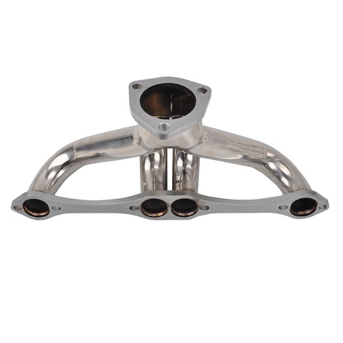 Stainless Shorty Hugger Headers For 283-400 Small Block Chevy Street Rod SBC V8 - Bild 8 von 12