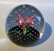 Vintage Caithness Glass Paperweight 'Petals'  by Colin Terris 1988