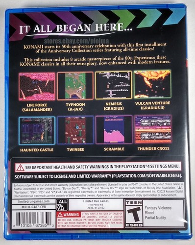 ARCADE CLASSICS ANNIVERSARY COLLECTION New PS4 Game PlayStation 4 Limited Run - Picture 2 of 4