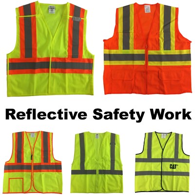 Visibility Mesh Work Safety Vest, Assorted brands, Color and Style