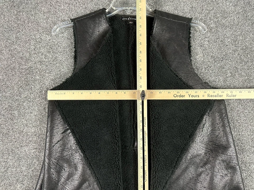 Женский жилет из искусственной замши с большими черными карманами Rock And Republic Sherpa - Изображение 4 из 4