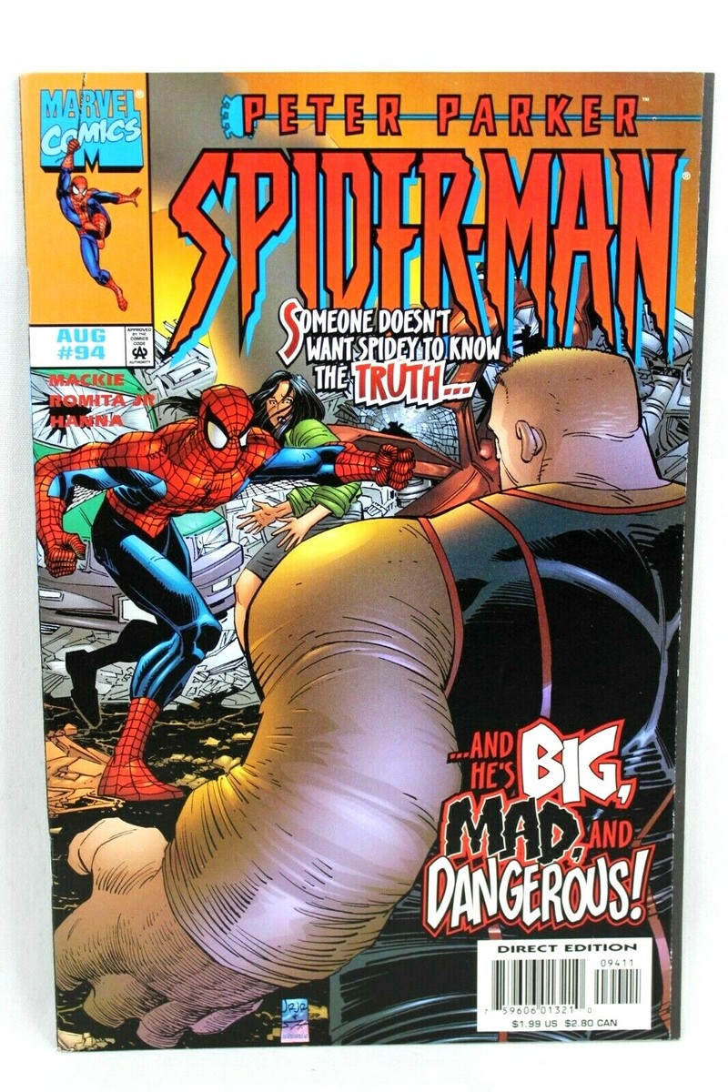 Peter Parker Spider-Man #94 Blob Big Mad Dangerous 1998 Marvel