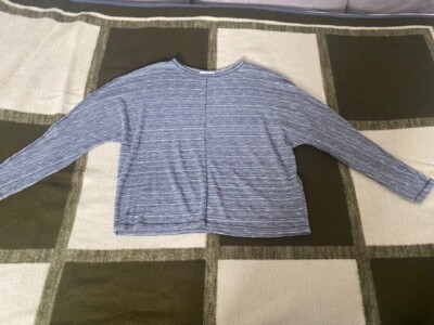 Pullover, Pulli Strick, weiß/grau, ESPRIT für Frauen, Gr. L - wie NEU