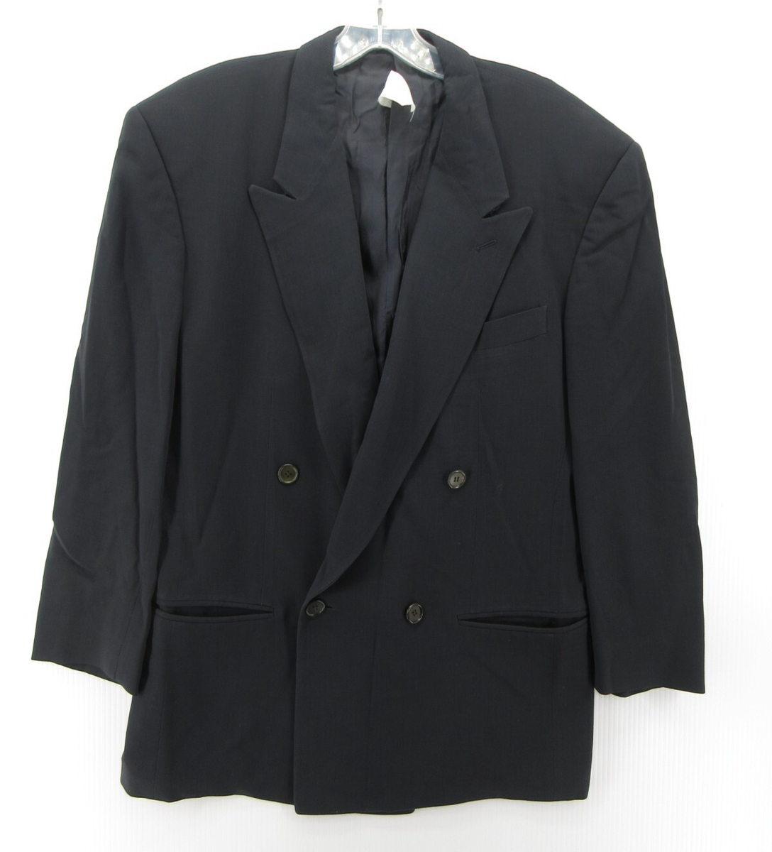 VINTAGE Giorgio Armani Sport Coat Men 42 Blue Double