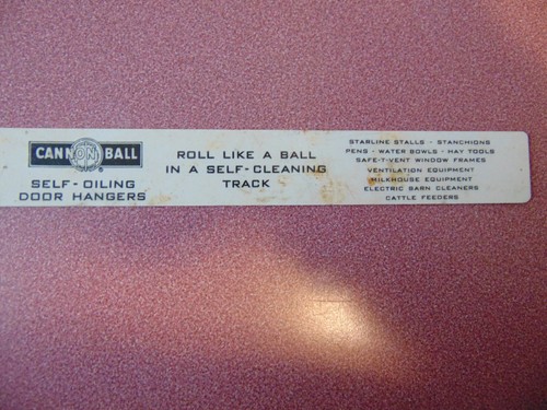 Farm Building Equipment Harvard, Illinois 6" Plastic Ruler/ Albany 5 N.Y. - Picture 2 of 2