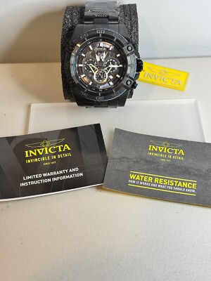 Invicta Marvel Black Panther Men's Watch 52mm.  Model 26806