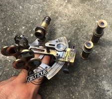 Vintage Nautical Navigation Ship Sextant Instrument Astrolebe US Aircraft B