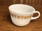 Vintage Pyrex “Butterfly Gold” Milk Glass Coffee  Mug Cup C Handle