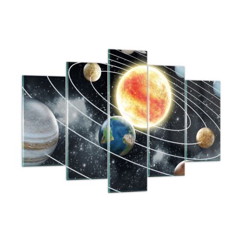 Glass Print 150x100cm Wall Art Picture cosmos planet Large Decor Image Artwork