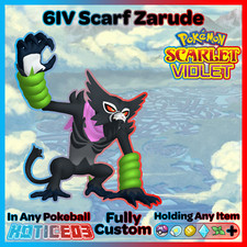 ⚡Zarude Scarf/Dada 6IV⚡ Pokemon Scarlet & Violet 🚀Fast Rare Mythical Fast🚀