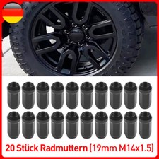 20 Radmuttern Kegel ges. sw M14x1,5 für Chrysler Ford Land Rover Opel