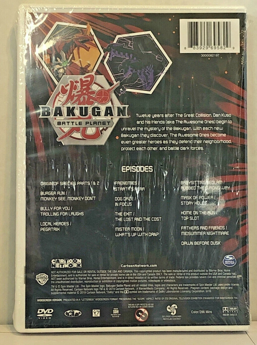 Bakugan: Battle Planet Origin Of Species DVD Brand New CN Cartoon Network  Anime 883929695829