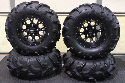 SUZUKI VINSON 500 26'' MAXXIS ZILLA ATV TIRE & HURRICANE WHEEL KIT SRA1CA  