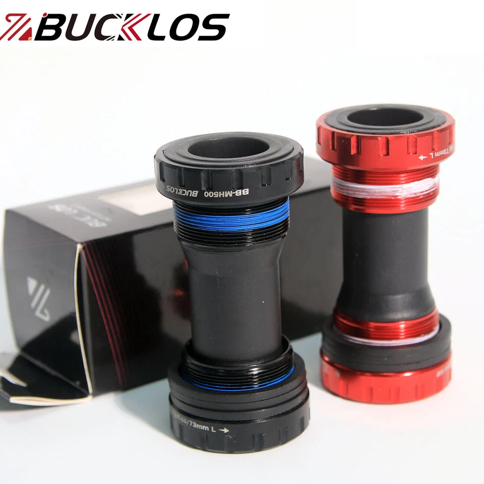 BUCKLOS Bike Bottom Bracket 68-73mm Threaded Hollowtech II Bearing For Shimano - Image 2 of 4
