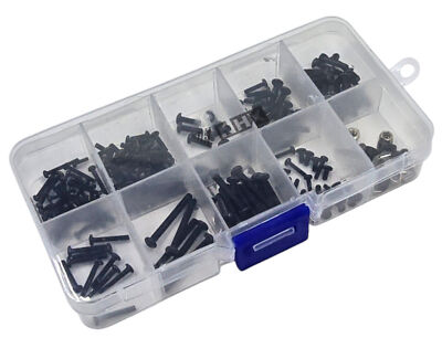 NHX RC Screw Set Box for TRX-4M 1/18th Scale Crawler M1.5, M2, M2.5 screws