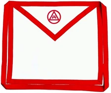 MASONIC HOLY ROYAL ARCH WHITE Embroidered DUCK CLOTH APRON DMA-1200