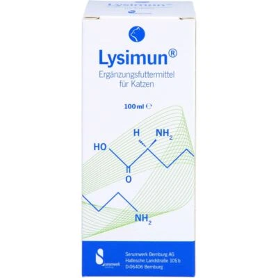 SERUMWERK BERNBURG AG LYSIMUN Ergänzungsfutterm.Lsg.f.Katzen 100 ml PZN12528321