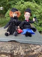 Adorable MARY POPPINS  BERT 10" BeanBag Plush Dolls Disney Store