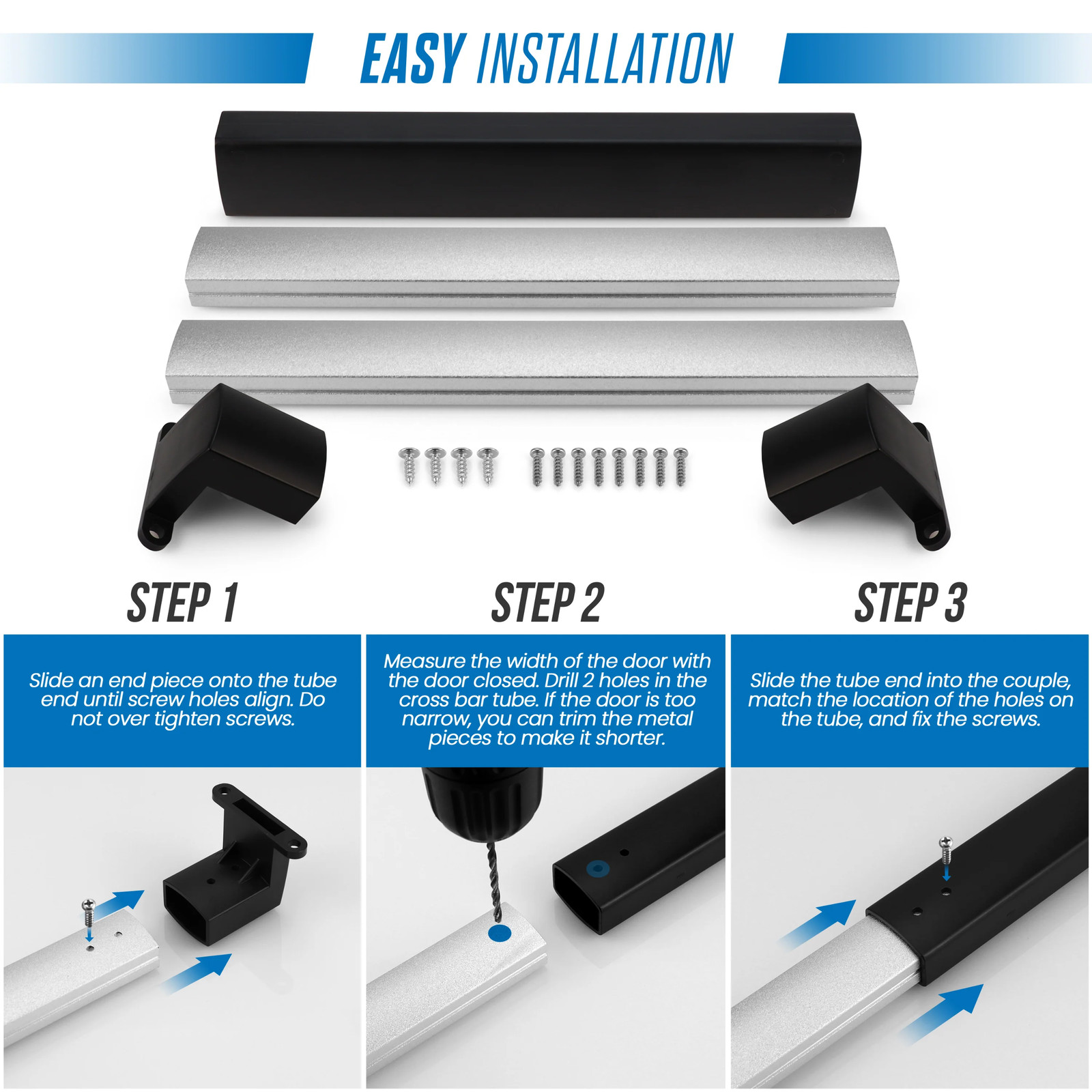 Camp'N Universal RV Screen Door Cross Bar, Handle. Adjustable from 21 5
