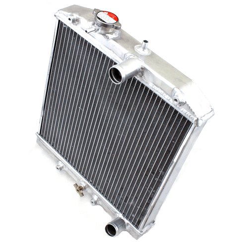 For 92-00 Honda Civic EG EJ EH 2/3/4 DR Aluminum Radiator Black Fan MT 2/3/4 Dr - Picture 3 of 3