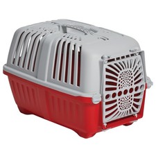 Midwest Spree Hard Sided Pet Carrier For Small Dogs And Cats Travel 19 Inch Red