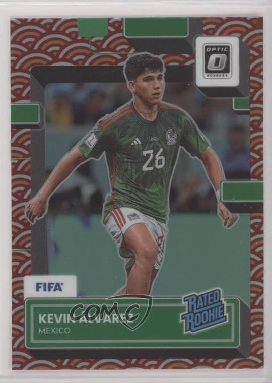 2022-23 Panini Donruss Rated Rookie Optic Photon Prizm Kevin Alvarez #186 rw9