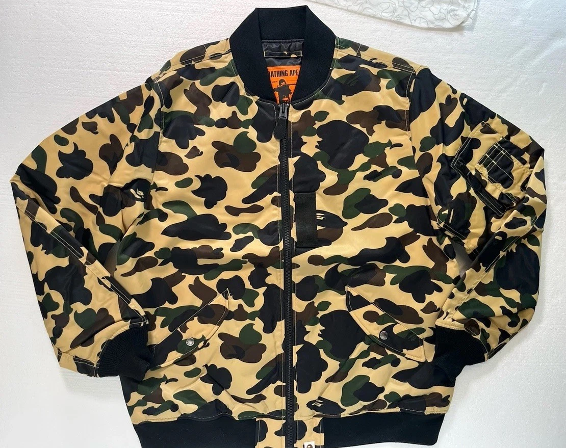 A Bathing Ape Yellow Coats, Jackets & Vests for Men for Sale