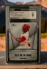 Elly De La Cruz 2023 Leaf Draft RS01 Silver Rookie CCG 10