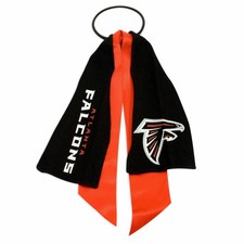 NEW ATLANTA FALCONS PONYTAIL HOLDER HAIR TIE RIBBON