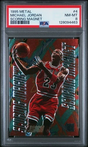 1995 Fleer Jordan PSA 8