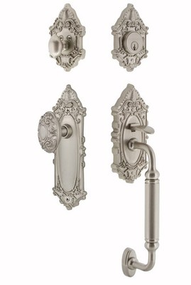 Nostalgic Warehouse VICVIC_ESET_238_CG Victorian Solid Brass - Nickel